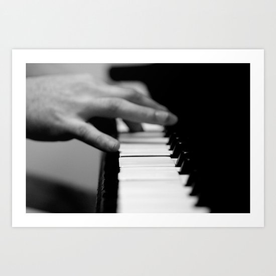 Piano Art Print