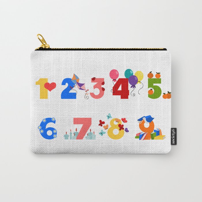 numbers Carry-All Pouch