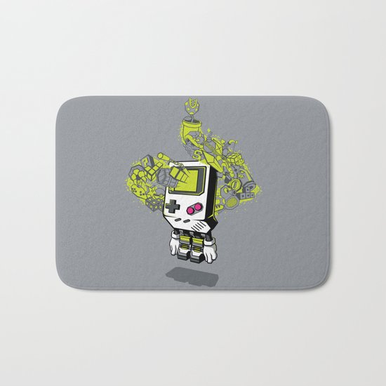 Pixel Dreams Bath Mat