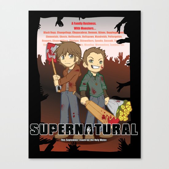 Supernatural - Goin to the Winchesters Canvas Print