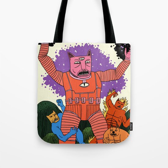 Catastic Four Tote Bag