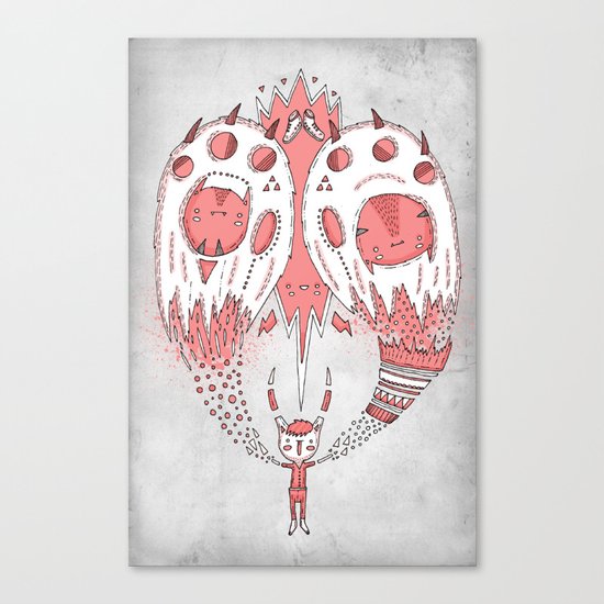 With open arms Canvas Print
