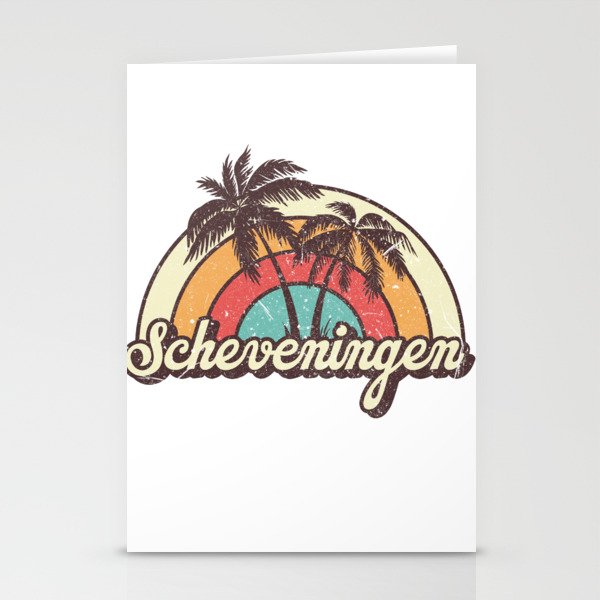 Scheveningen beach city Stationery Cards