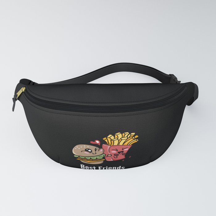 Best Friends Funny and Cute Burger and Fries Fanny Pack