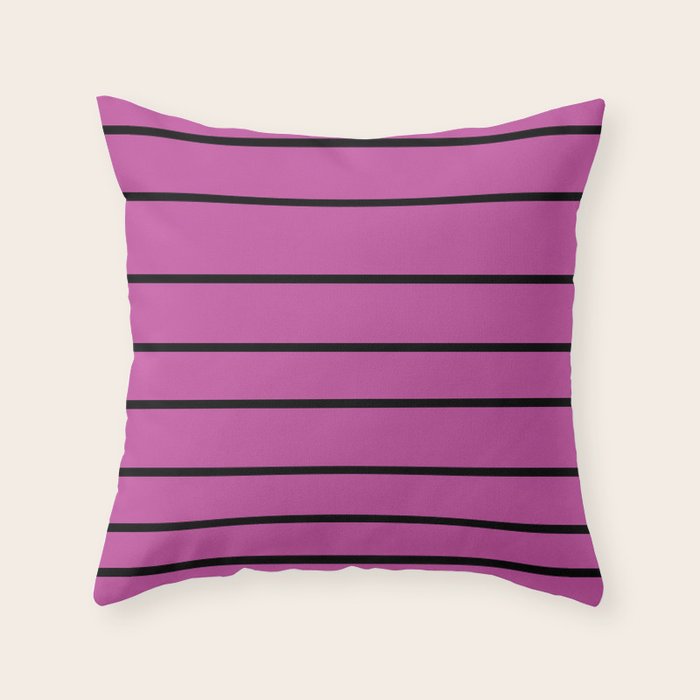 Pink Black design Throw Pillow by knm designs Society6