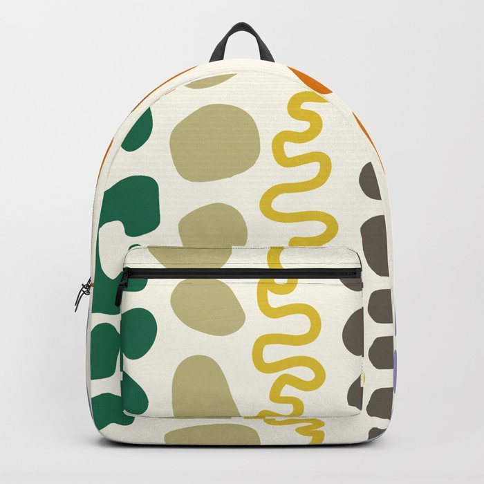Abstract vintage colorful pattern collection 7 Backpack
