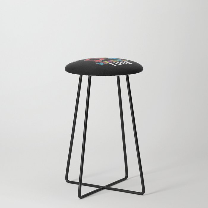 Rockin To A Different Tune Autism Awareness Counter Stool