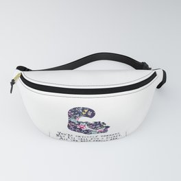 Alice floral designs - Cheshire cat entirely bonkers Fanny Pack