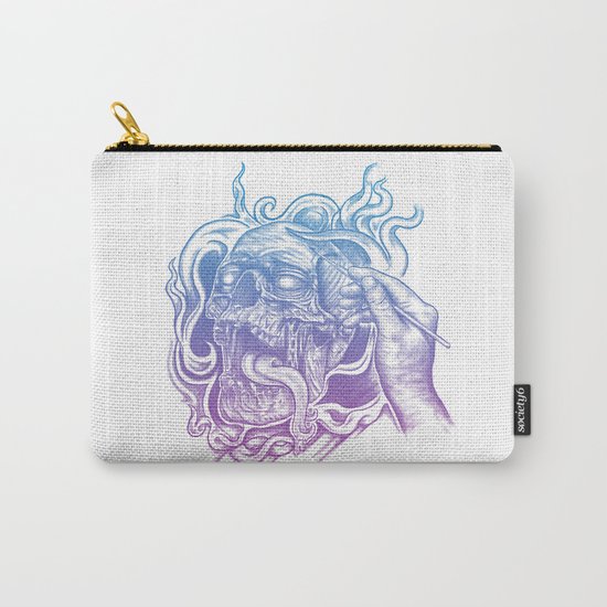 Painted Skull Carry-All Pouch