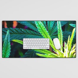 Cannabis Layers Desk Mat