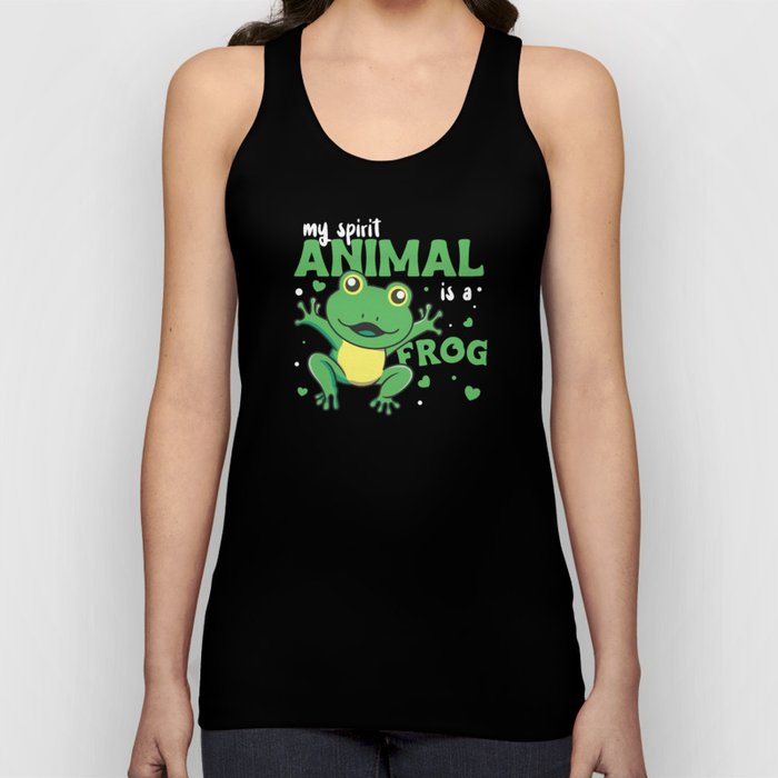 my spirit animal is a frog Frog Lovers Tank Top