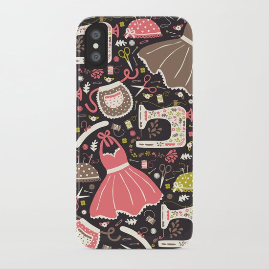 Vintage Sewing iPhone Case