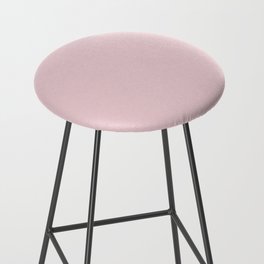 Pale Pastel Pink Solid Color Hue Shade - Patternless 5 Bar Stool