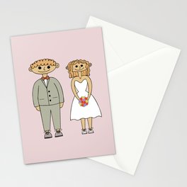 bride and groom Stationery Card