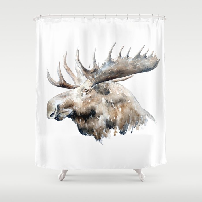 The king of the forest Shower Curtain