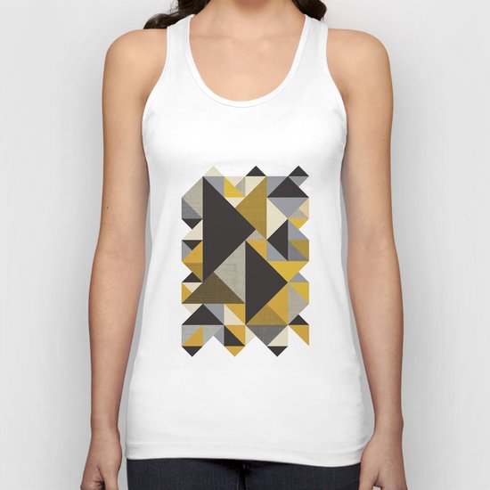 Geometric organic Unisex Tank Top
