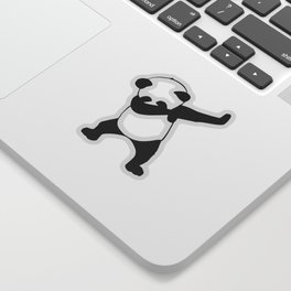 panda dabbing, animal dabbing lovers, panda cute dabbing Sticker