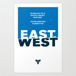 East of West Art Print