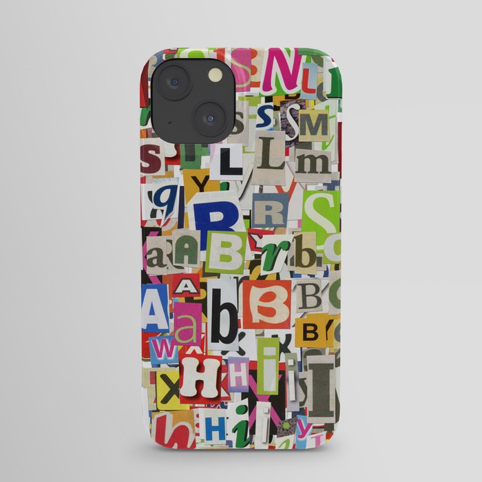 Newspaper clippings iPhone Case