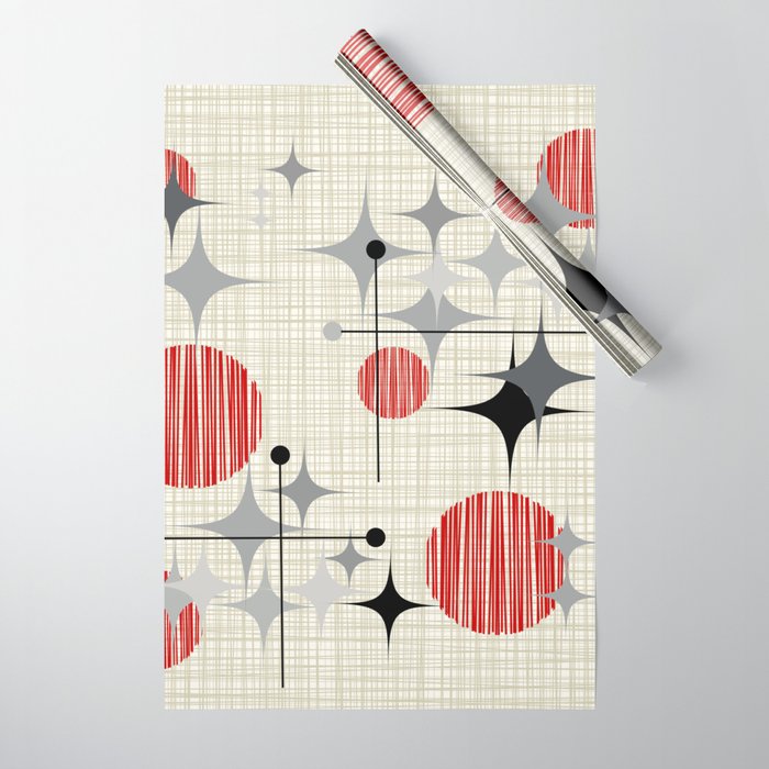 Starbursts and Globes 2 Wrapping Paper