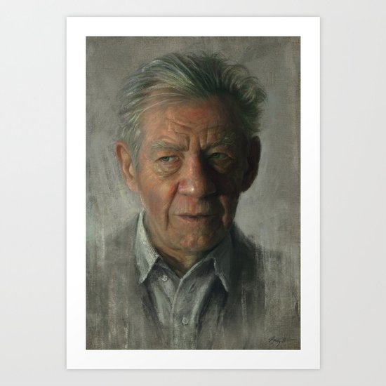 Sir Ian Mckellen Art Print
