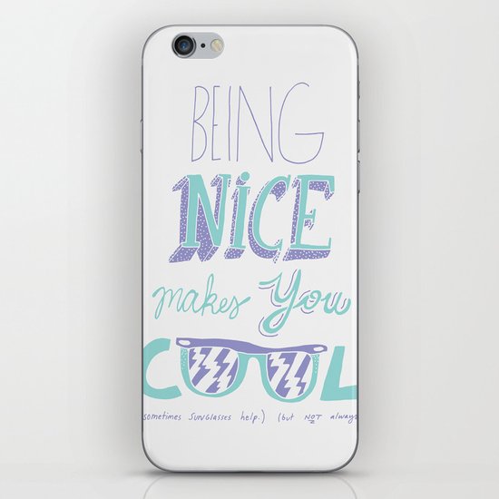 Being Nice iPhone & iPod Skin