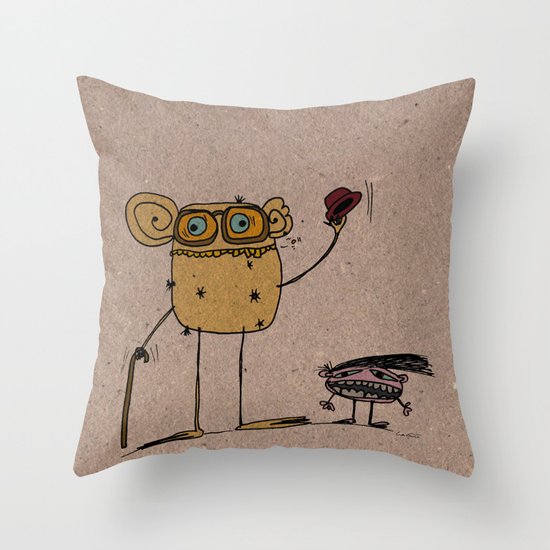 - thinking about family - Throw Pillow