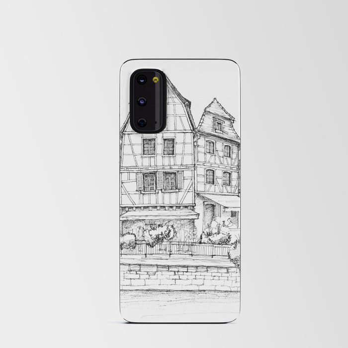 Charm of Colmar illustration Android Card Case