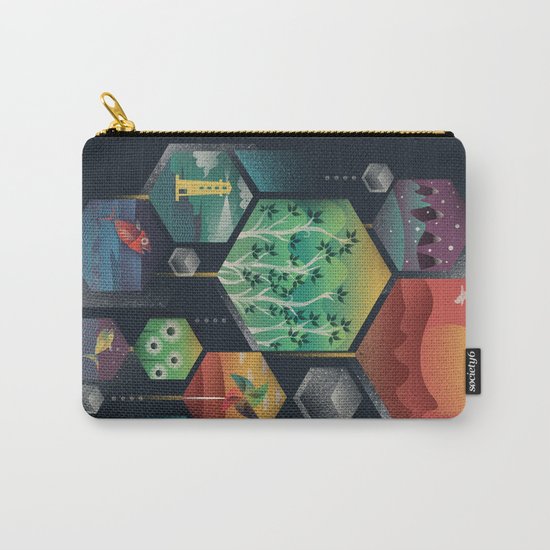 Geometrical Wonders Carry-All Pouch