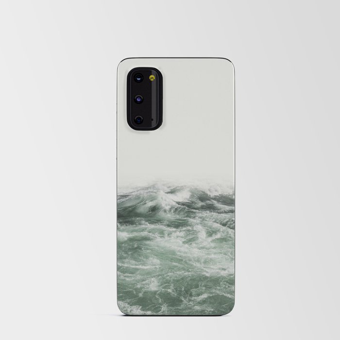 Seascape | Emerald Waves | Beautiful Serene Minimal Water Art Android Card Case
