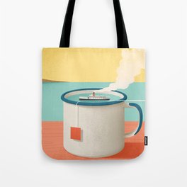 Cup of sea Tote Bag