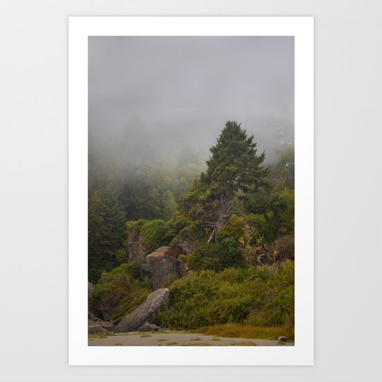 Beach View Art Print