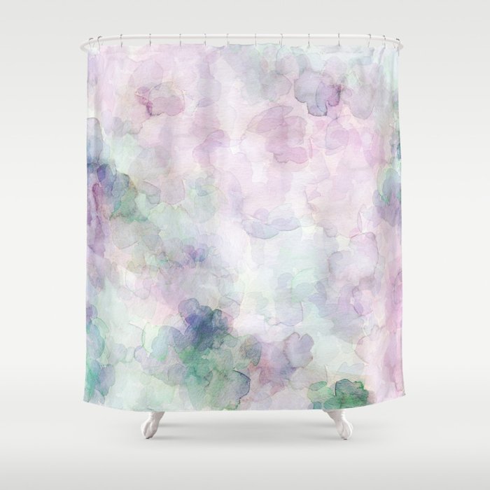 abstract watercolor Shower Curtain