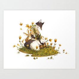 The time of a summer Art Print