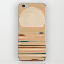 Sunset Modern - Colorful Lines 2 iPhone Skin