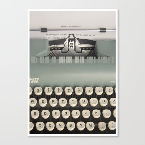 American Typewriter Canvas Print