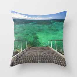 Stairway to Bliss Throw Pillow