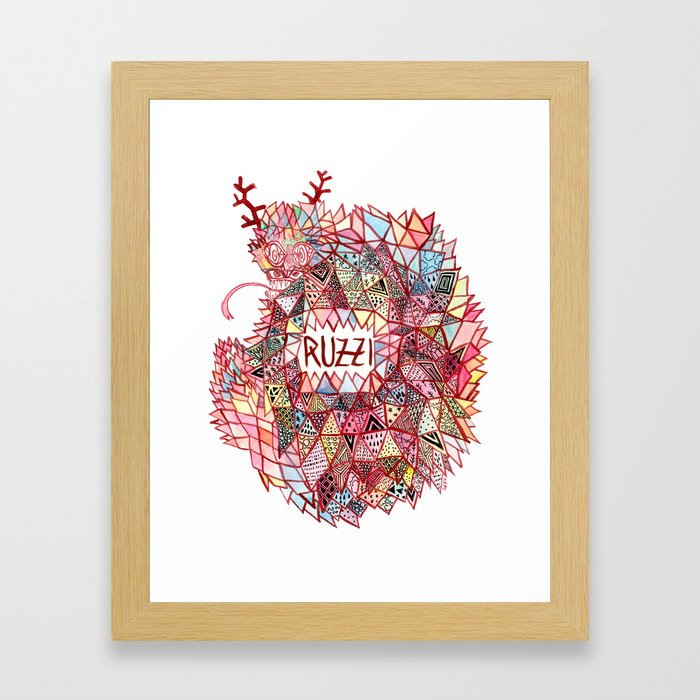 Ruzzi # 001 Framed Art Print