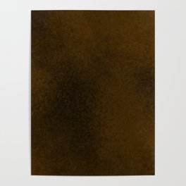 Coffee Brown Shapes Poster