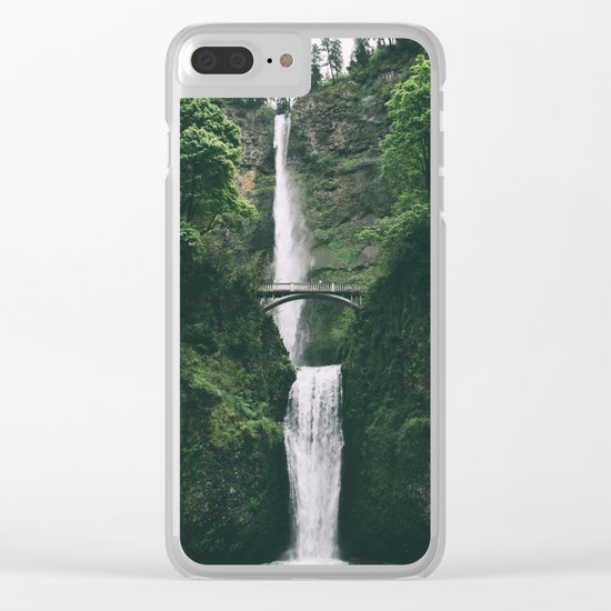 Multnomah Falls III Clear iPhone Case