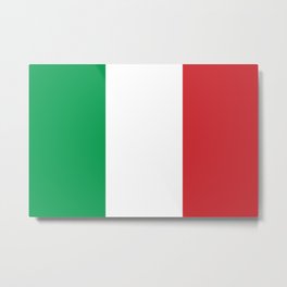Flag of Italy - Italian Flag Metal Print | Italian, Italia, Flag, Italy, Graphicdesign 