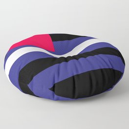 Leather, Latex and BDSM Pride Flag Floor Pillow