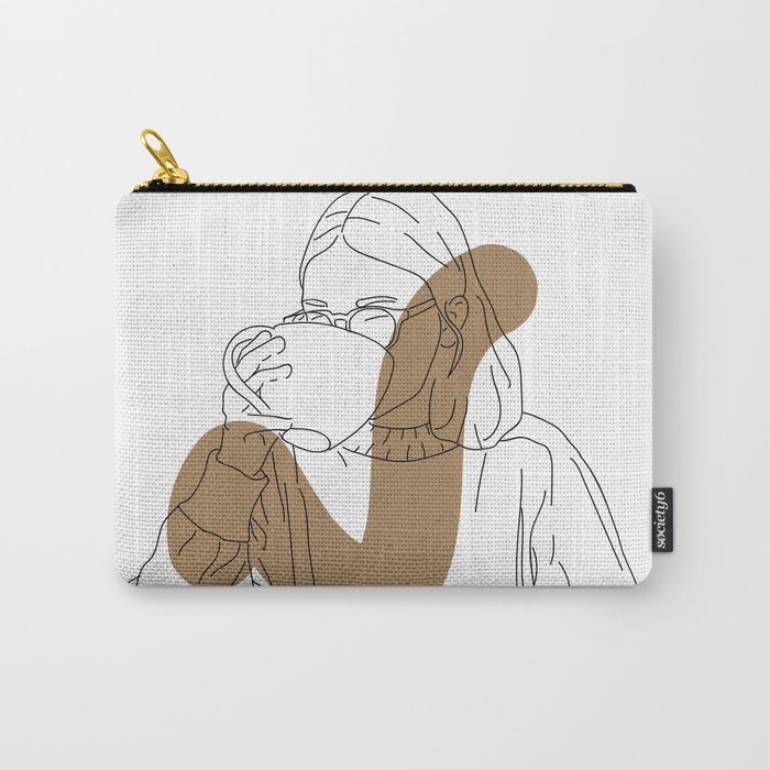 sipping tea Carry-All Pouch