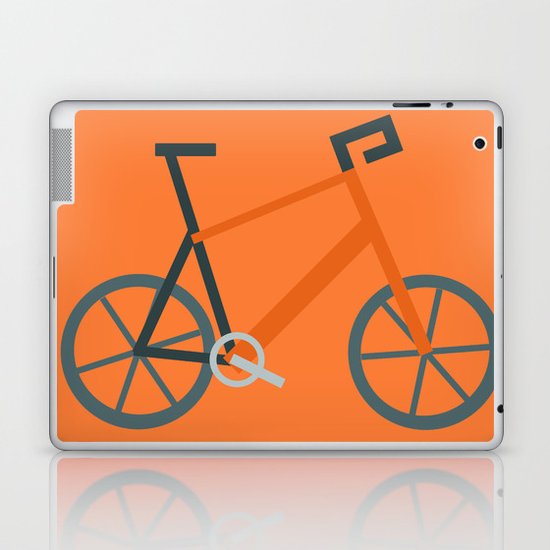 Orange Bike Laptop & iPad Skin