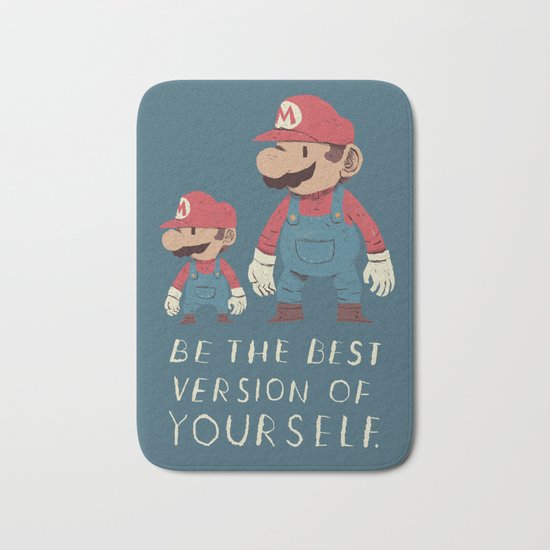 be the best version of yourself Bath Mat