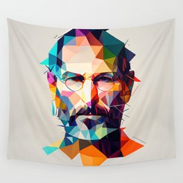Steve Jobs Portrait Wall Tapestry