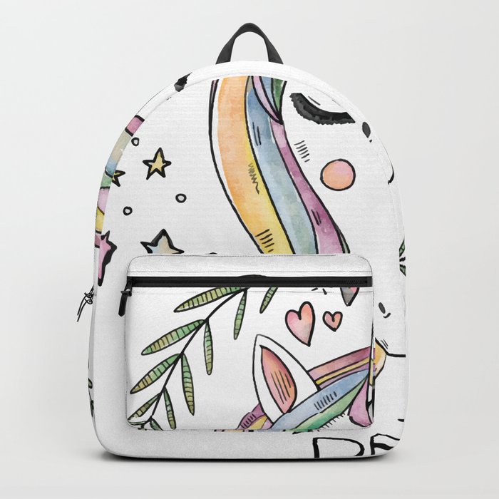 Cute Unicorn Backpack By Thed3dshack Society6