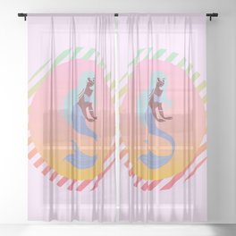 Mermaid - 1st Edition Sheer Curtain