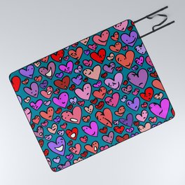 #MindfulHearts #faces Picnic Blanket
