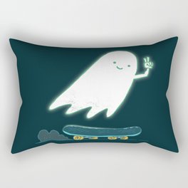 Skater Ghost Rectangular Pillow